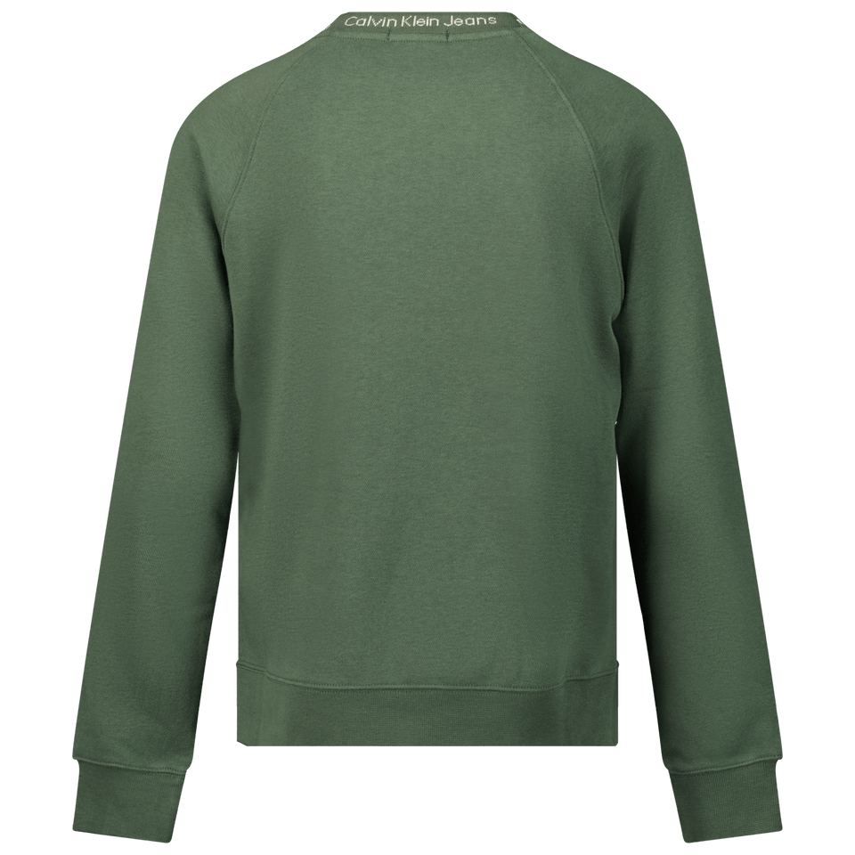 Calvin Klein Kids Boys Sweater Green
