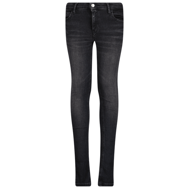 Calvin Klein Kinder Meisjes Jeans Zwart 4Y