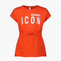 Dsquared2 Baby Meisjes Jurkje Oranje