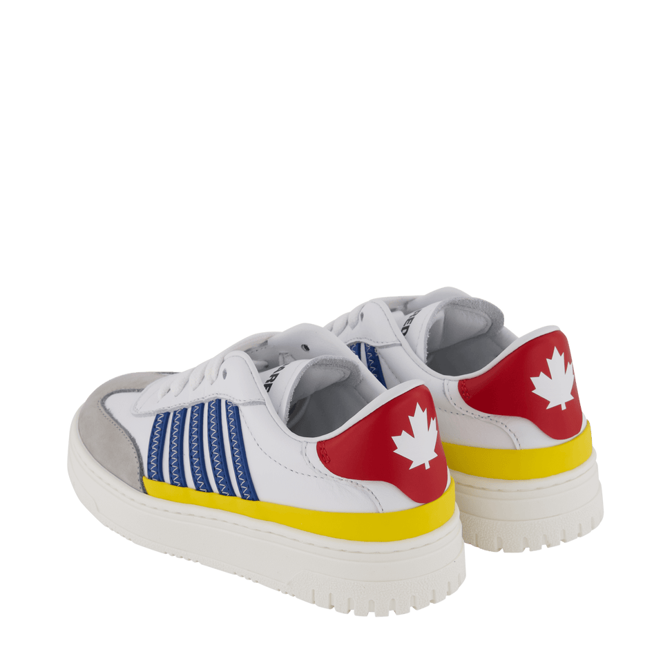 Dsquared2 Kinder Unisex Sneakers Wit