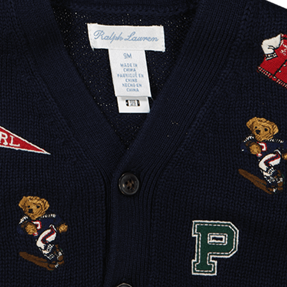 Ralph Lauren Baby Boys Vest Navy