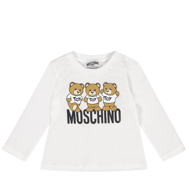 Moschino Baby Girls T-Shirt Off White