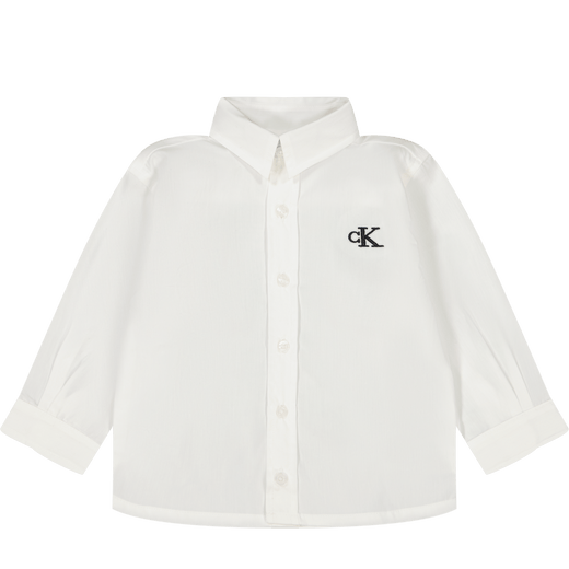 Calvin Klein Baby Boys Blouse White