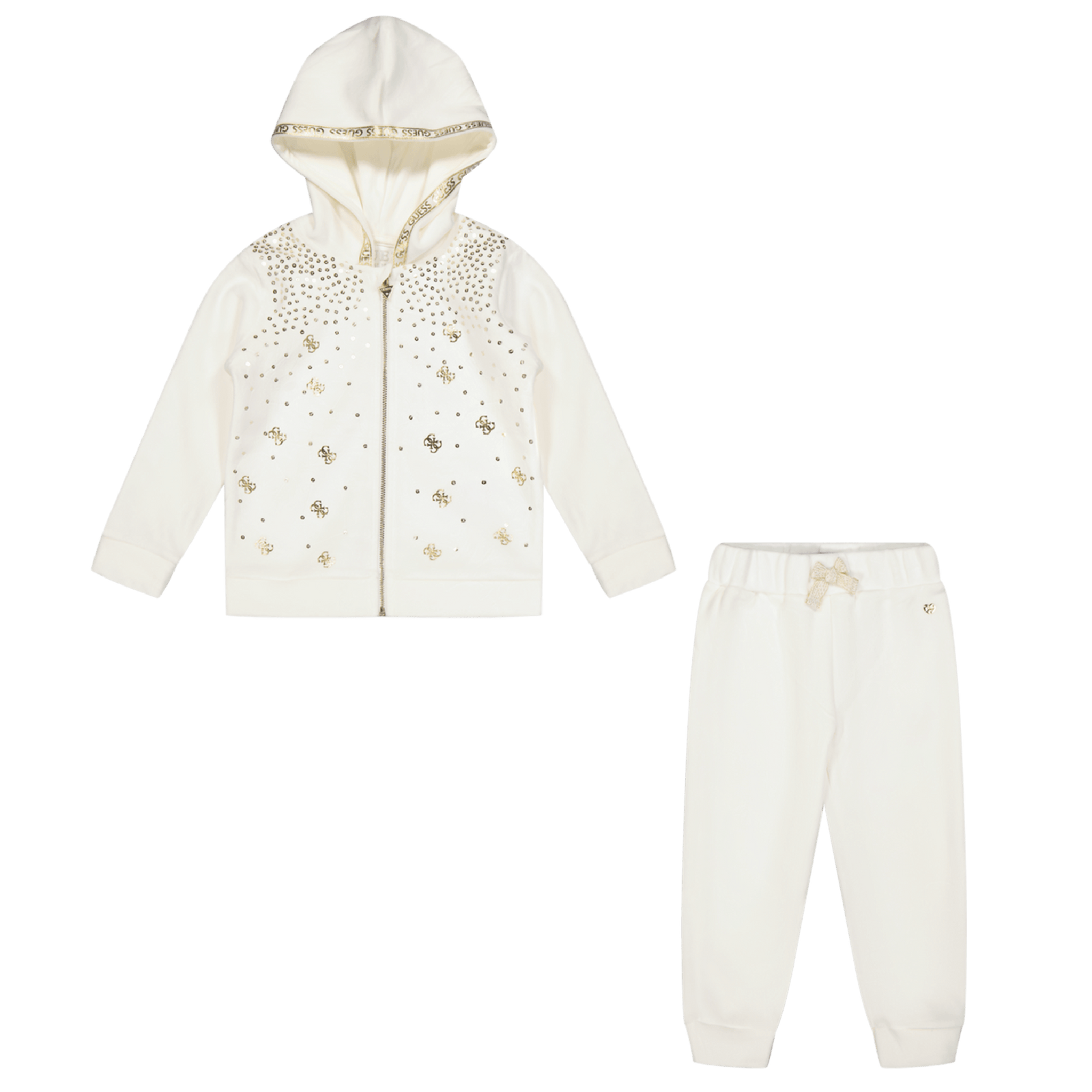 Guess Kids Girls Jogsuit Off White
