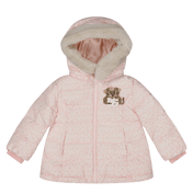 ドルチェ＆ガッバーナの女の赤ちゃんジャケットライトピンク