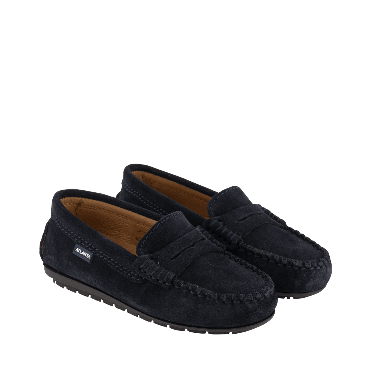 Atlanta Mocassin Kinder Unisex Schoenen Navy