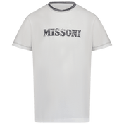 Missoni Children's Boys T-Shirt Beyaz
