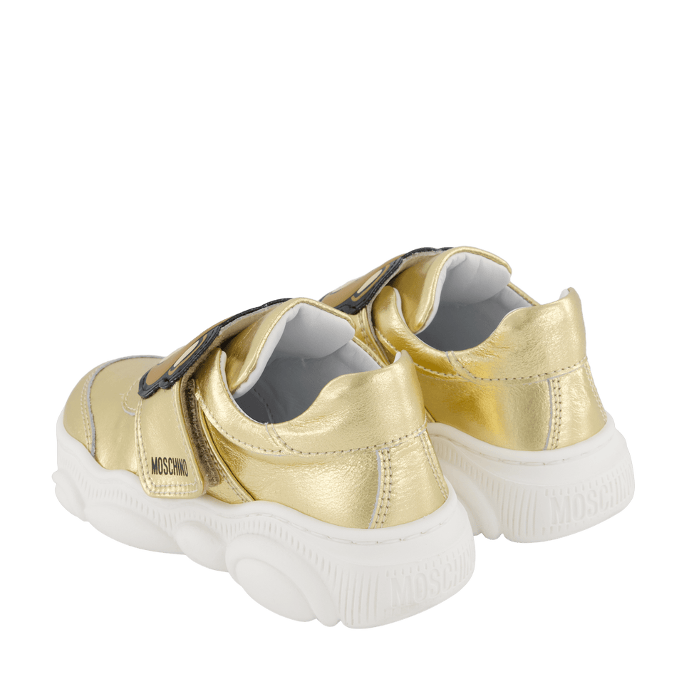 Moschino Kinder Meisjes Sneakers Goud