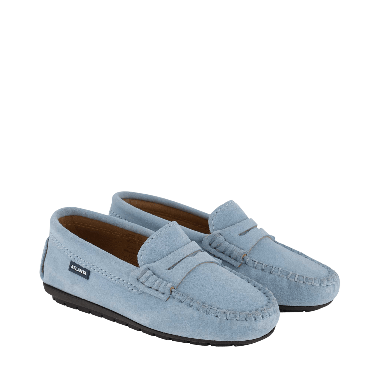 Atlanta Mocassin Kinder Unisex Schoenen Licht Blauw