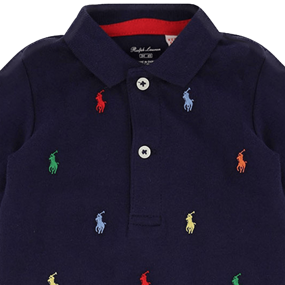 Ralph Lauren Baby Boys Bodysuit Navy