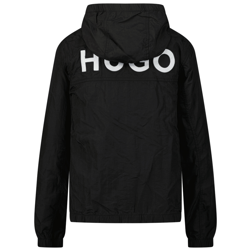 HUGO Kids Boys Coat Black