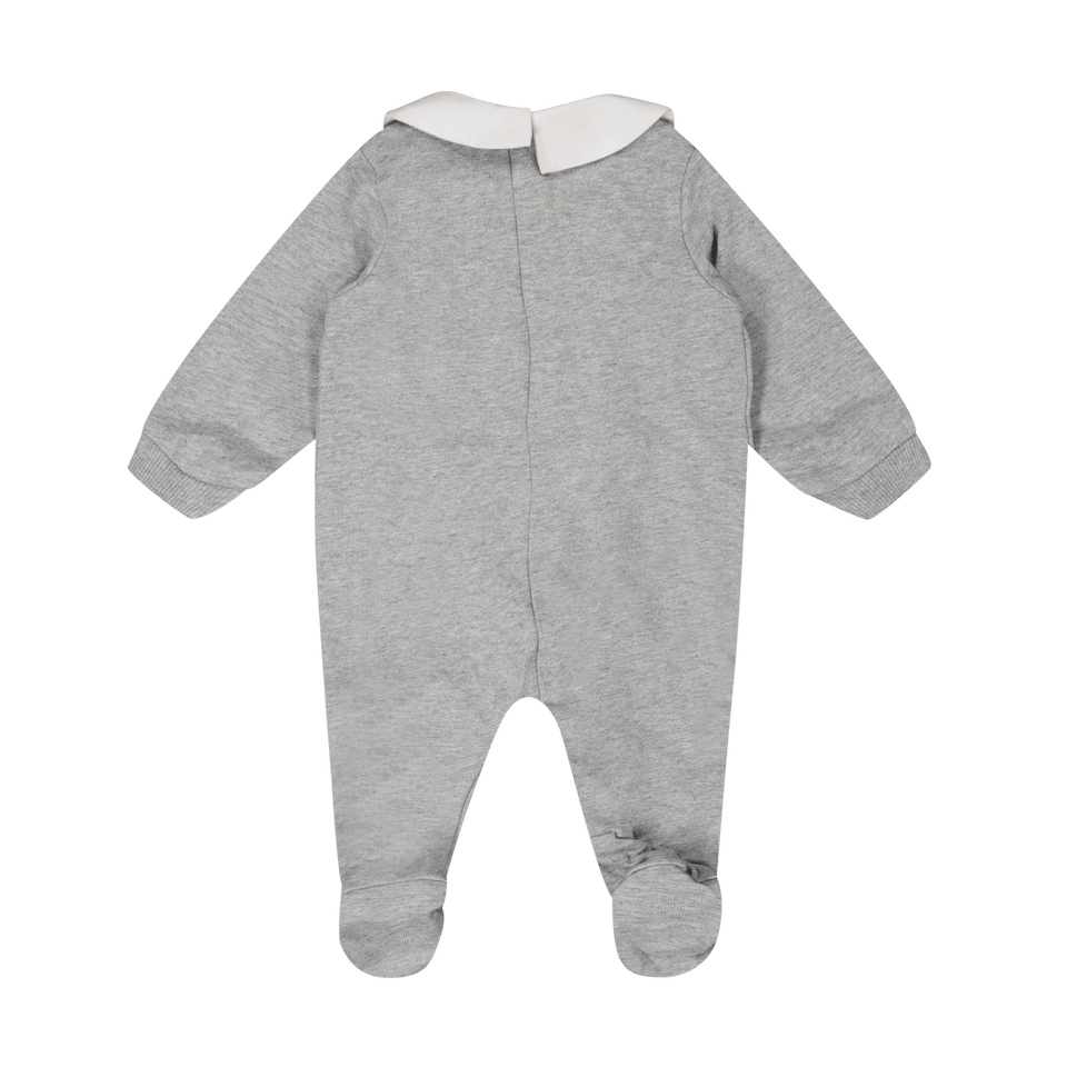 Moschino Baby Unisex Bodysuit Grey