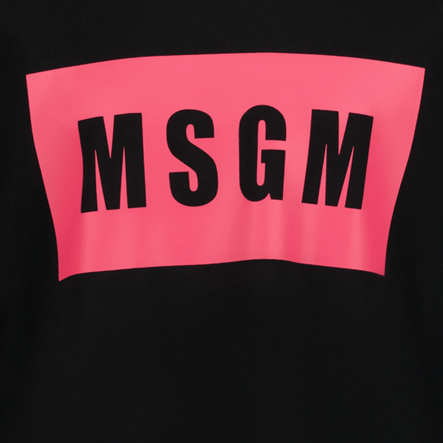 MSGM Kinder T-Shirt Zwart 4Y