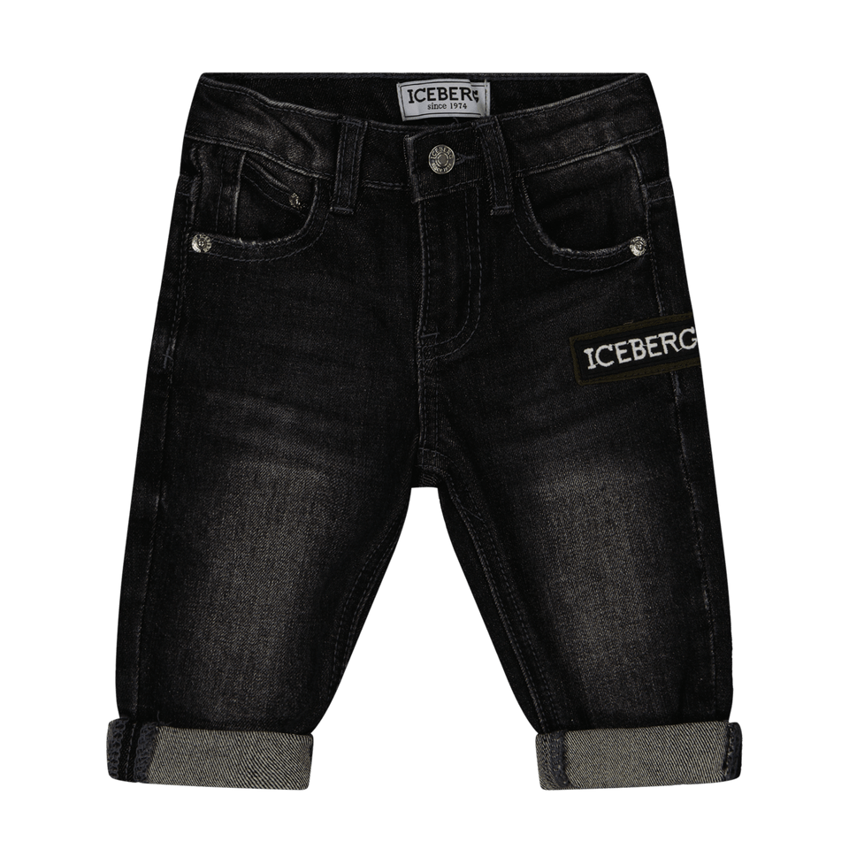 Iceberg Baby Boys Jeans Black