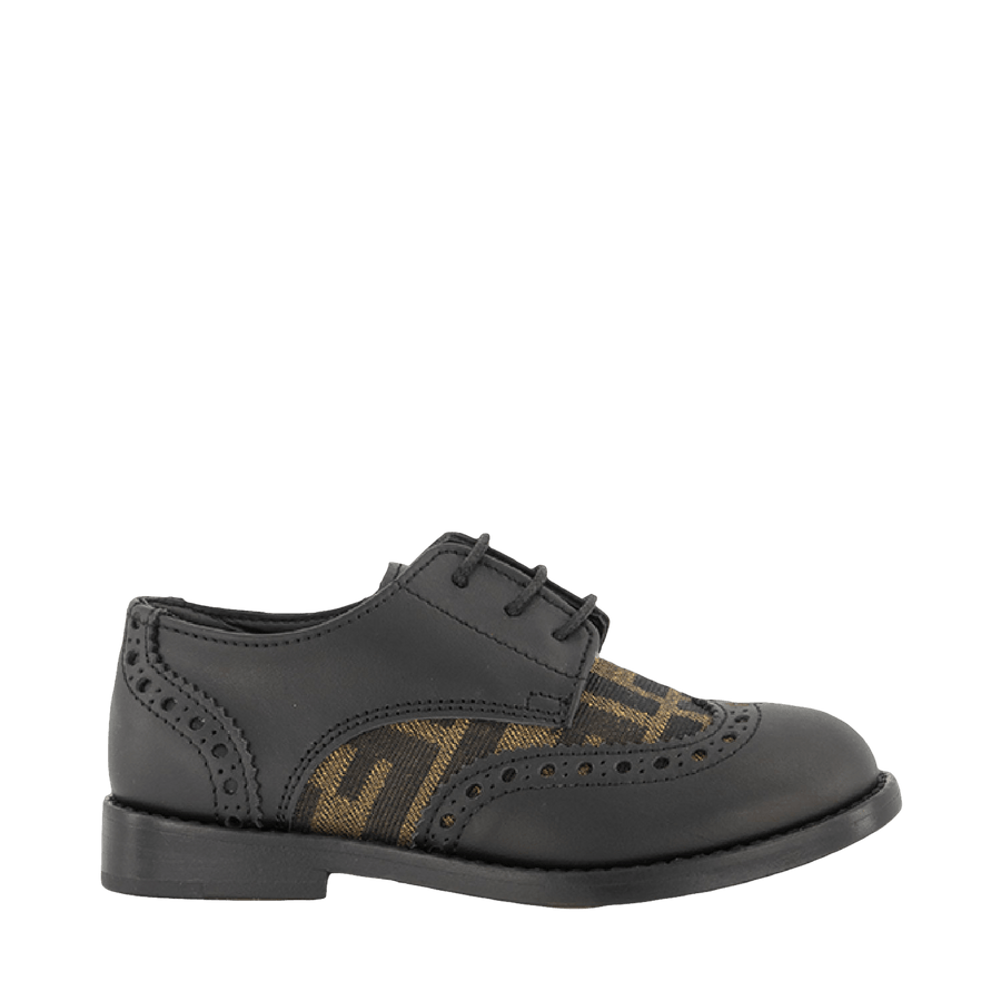 Fendi Unisex Kids Shoes Black