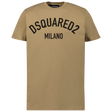 Dsquared2 Kids Boys T-Shirt Beige