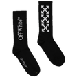 Off-White Kids Unisex Socks Black