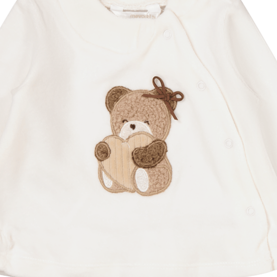 Mayoral Baby Unisex Bodysuit Beige