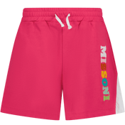 Missoni Kids Girls Shorts Fuchsia