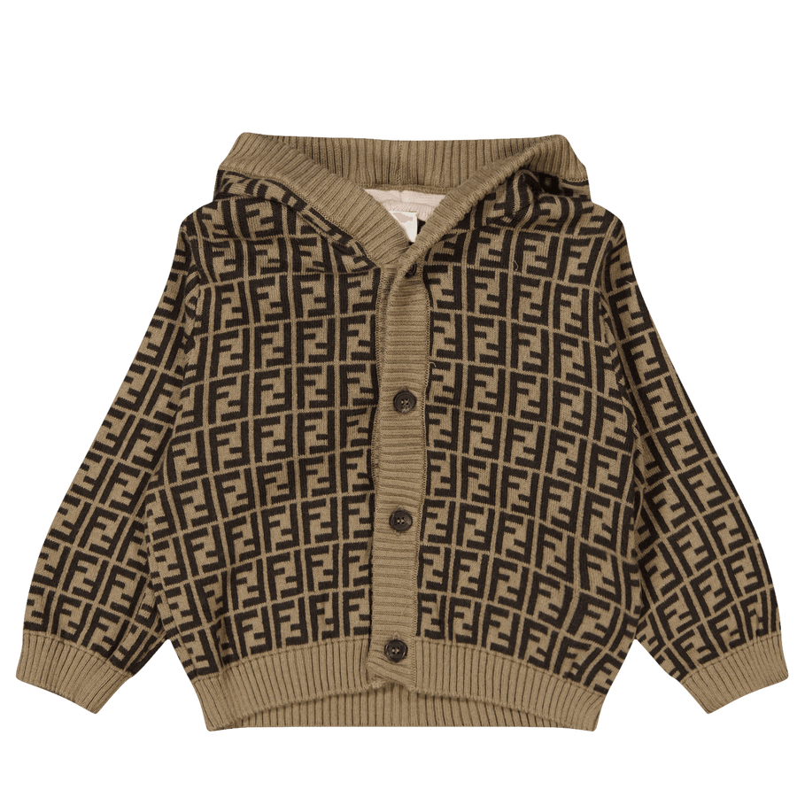 Fendi Baby Unisex Vesten Bruin 3 mnd