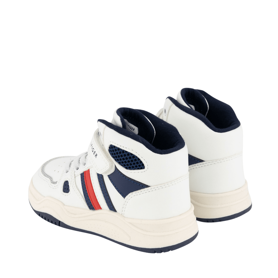 Tommy Hilfiger Kids Boys Sneakers White