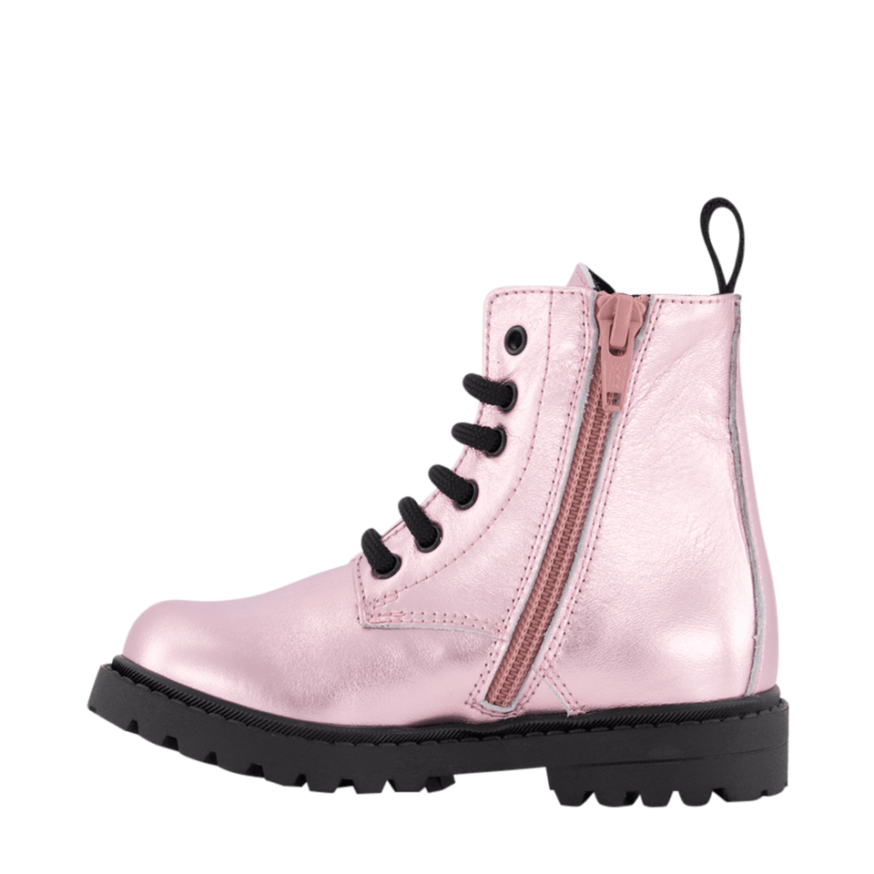 Moschino Kids Girls Boots Light Pink