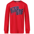Iceberg Kids Boys T-Shirt Red