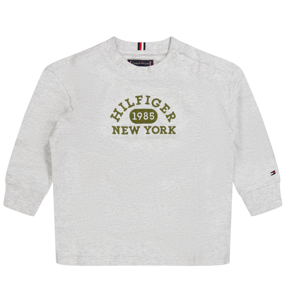 Tommy Hilfiger Baby Boys T-Shirt Light Gray