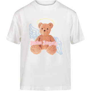 Palm Angels Kinder Meisjes T-Shirt Off White 4Y