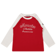 Moncler Baby Jongens T-Shirt Rood - Superstellar