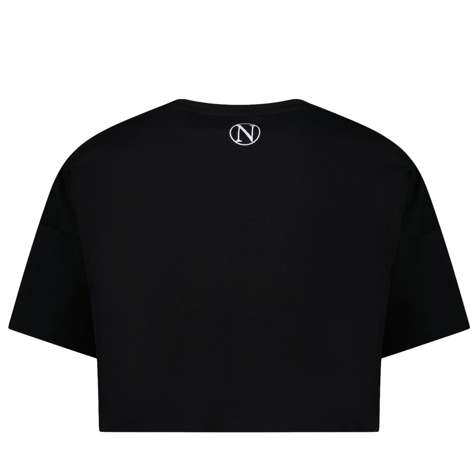 NIK&NIK Kinder Meisjes T-Shirt Zwart