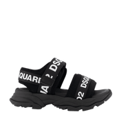 Dsquared2 tür unisex sandaletler siyah