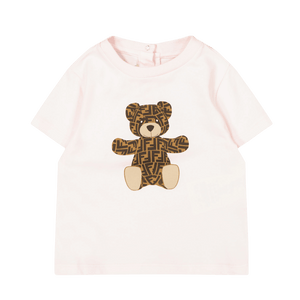 Fendi Baby Meisjes T-Shirt Licht Roze 3 mnd