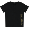 Balmain Baby Unisex T-Shirt Black