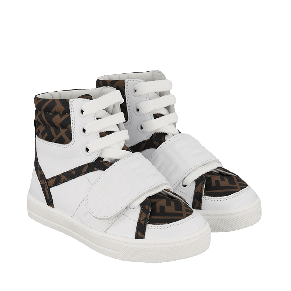 Fendi Kinder Unisex Sneakers Wit