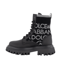 Dolce & Gabbana Kinder Unisex Laarzen Zwart