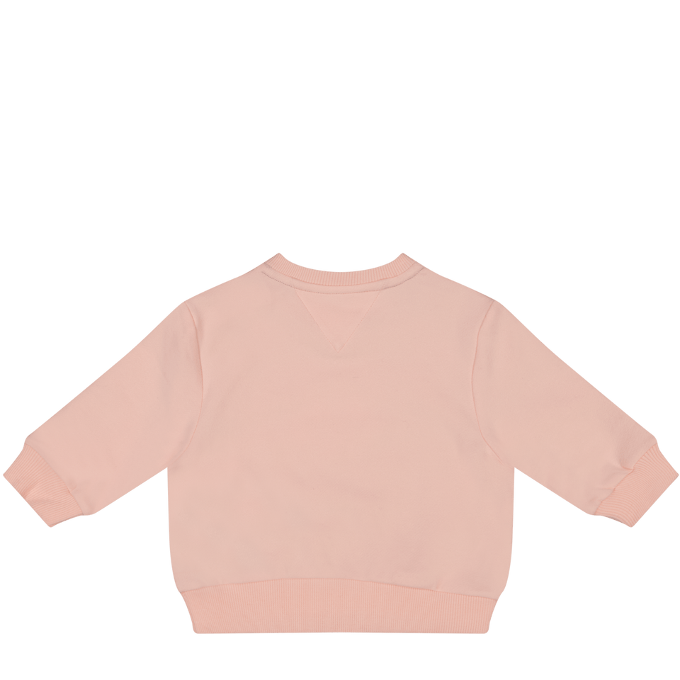 Tommy Hilfiger Baby Girls Sweater Light Pink