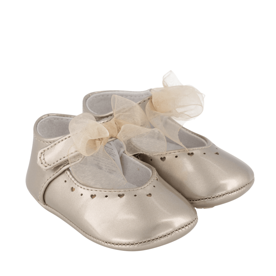 Mayoral Baby Girls Shoes Gold
