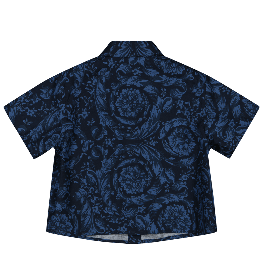 Versace Baby Jongens Blouse Navy
