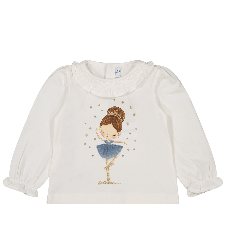 Mayoral Baby Girls T-Shirt Off White