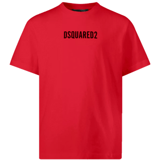 Dsquared2 Kids Unisex T-Shirt Red