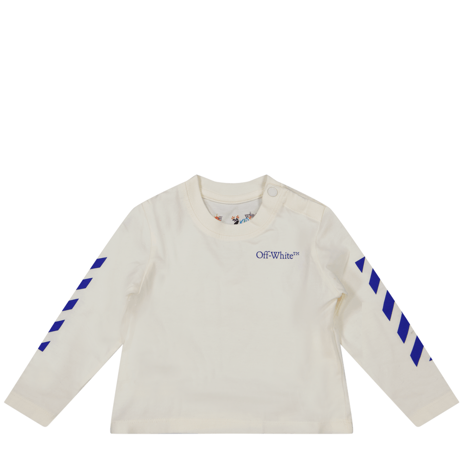 Off-White Baby Jongens T-Shirt Off White 3/6