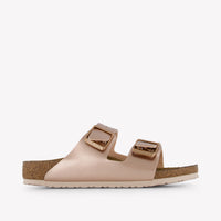 Birkenstock Arizona Girls Flipflops In Bronze