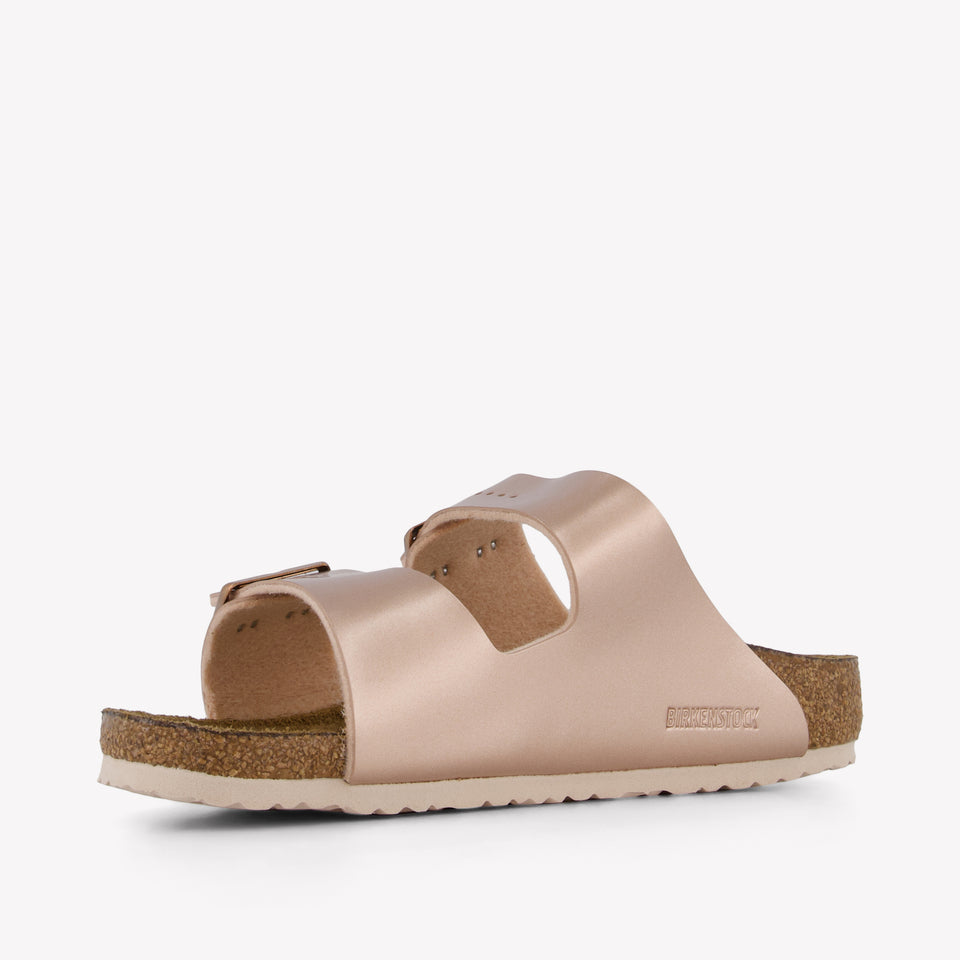 Birkenstock Arizona Girls Flipflops In Bronze