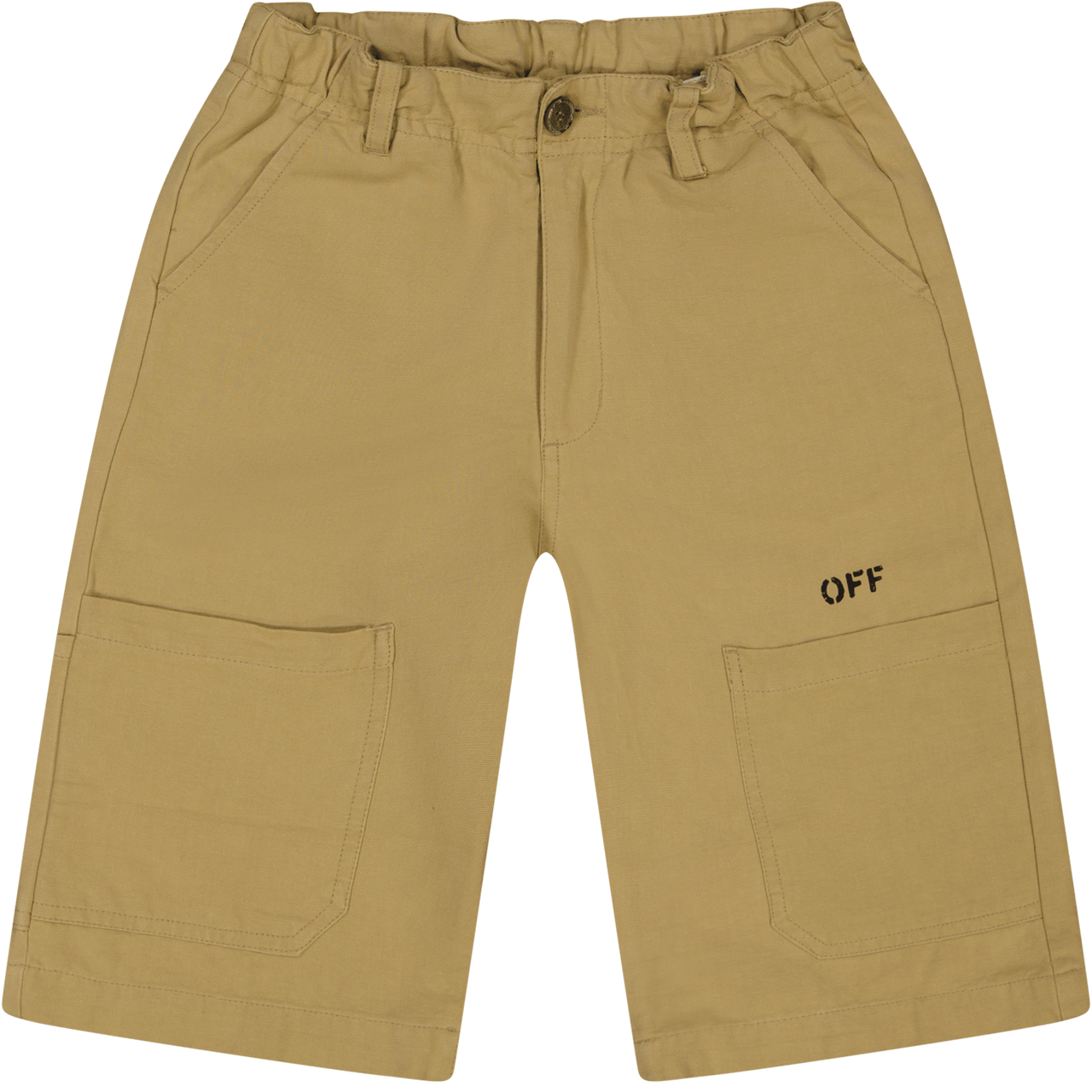 Off-White Kinder Jongens Shorts Beige 4Y
