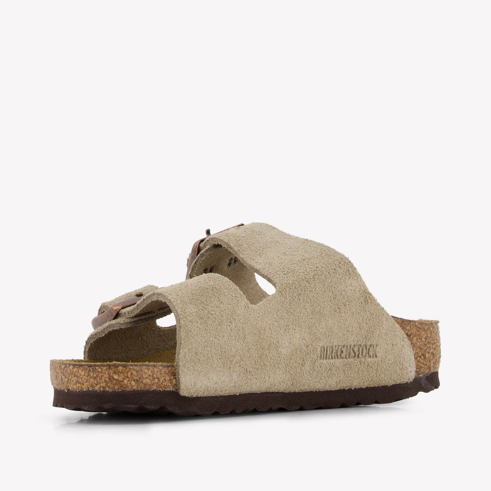 Birkenstock Arizona Unisex Slippers In Beige