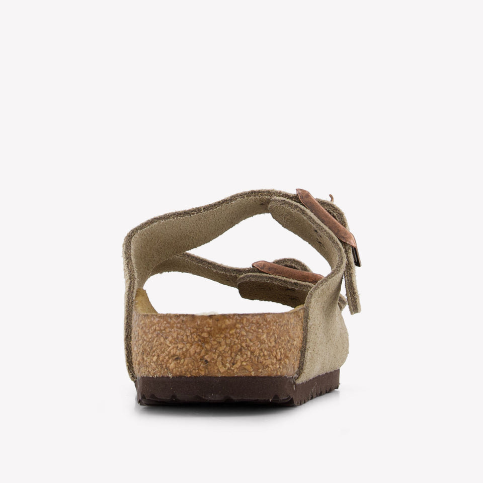 Birkenstock Arizona Unisex Slippers In Beige