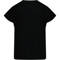 Balmain Kinder Meisjes T-Shirt Zwart