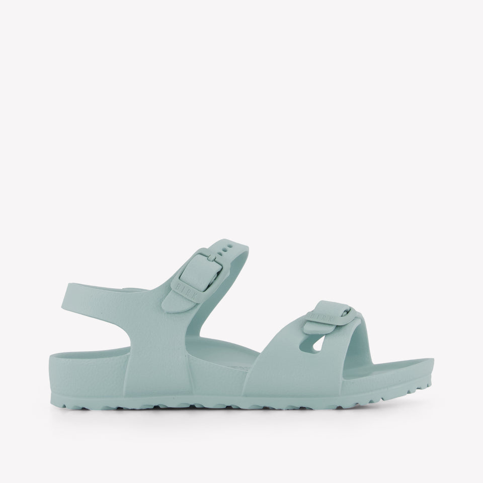 Birkenstock Rio Girls Sandals In Mint
