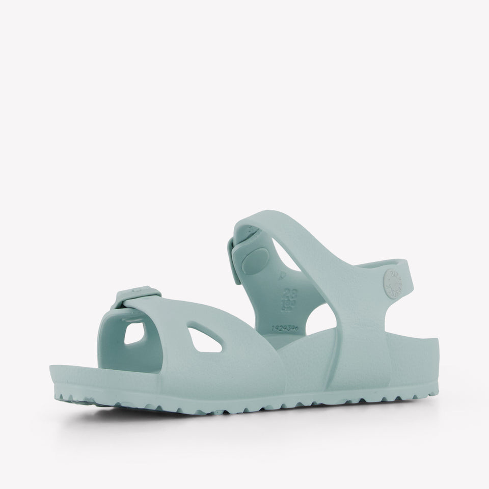 Birkenstock Rio Girls Sandals In Mint